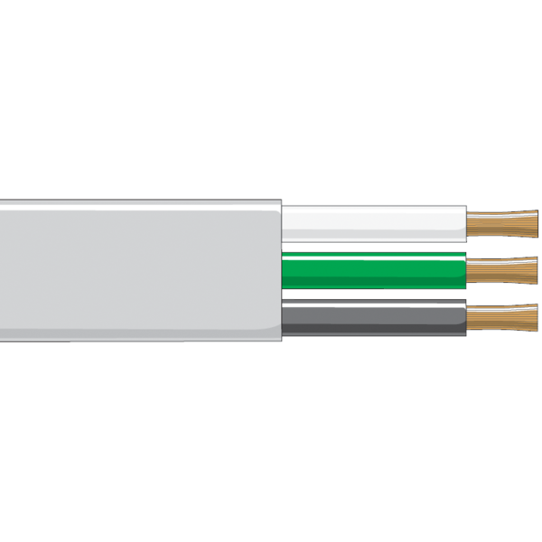 Quickcable Multi-Cond Primary Wire, 10/3,100ft. 233204-100